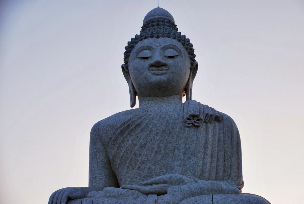 The Big Buddha- enlightened by the sun